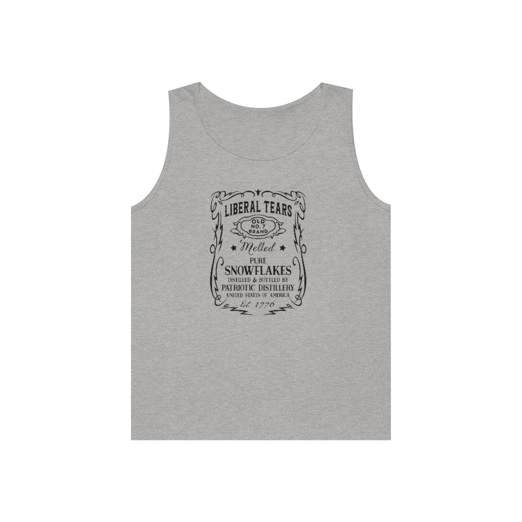 Liberal Tears | Men's Heavy Cotton Tank Top - Rise of The New Media
