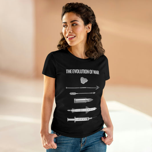 The Evolution Of War | Women's Tee - Rise of The New Media