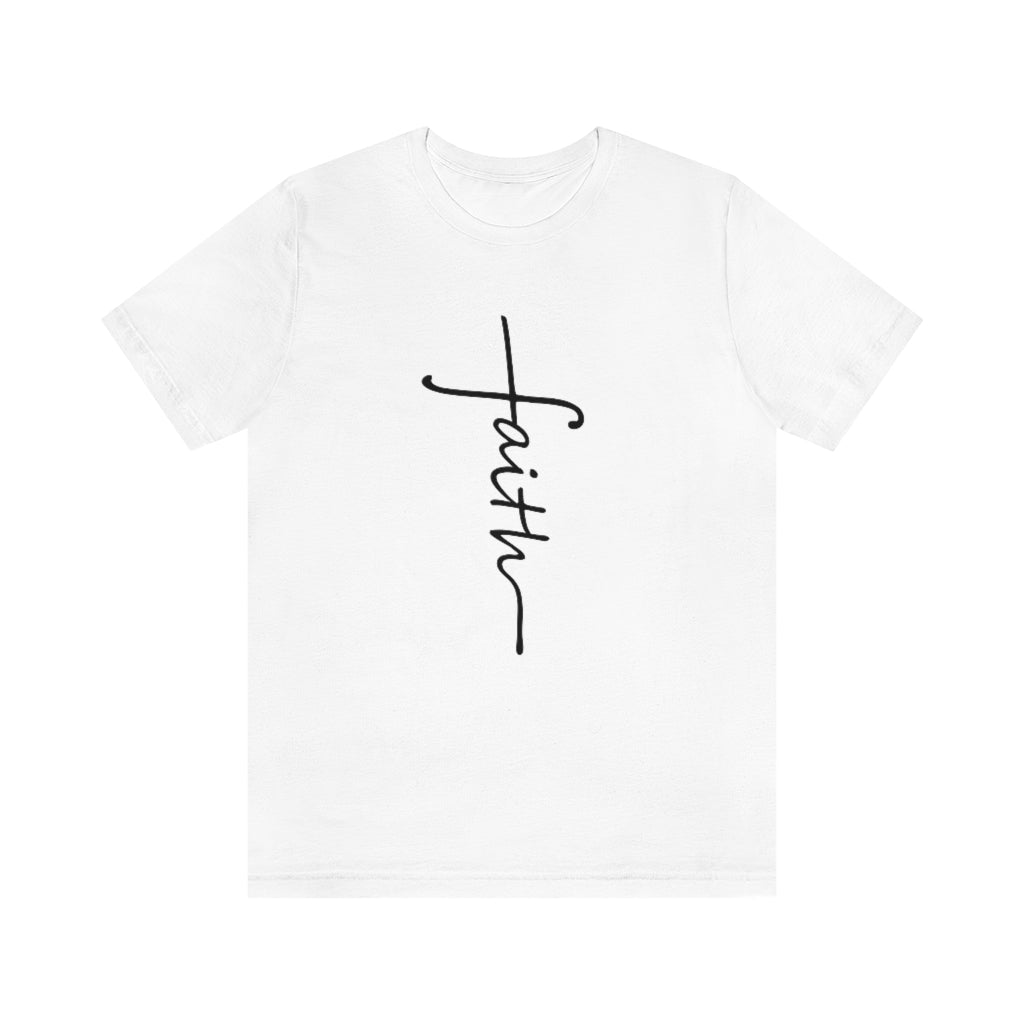 Faith | Mens/Unisex Short Sleeve T-Shirt - Rise of The New Media