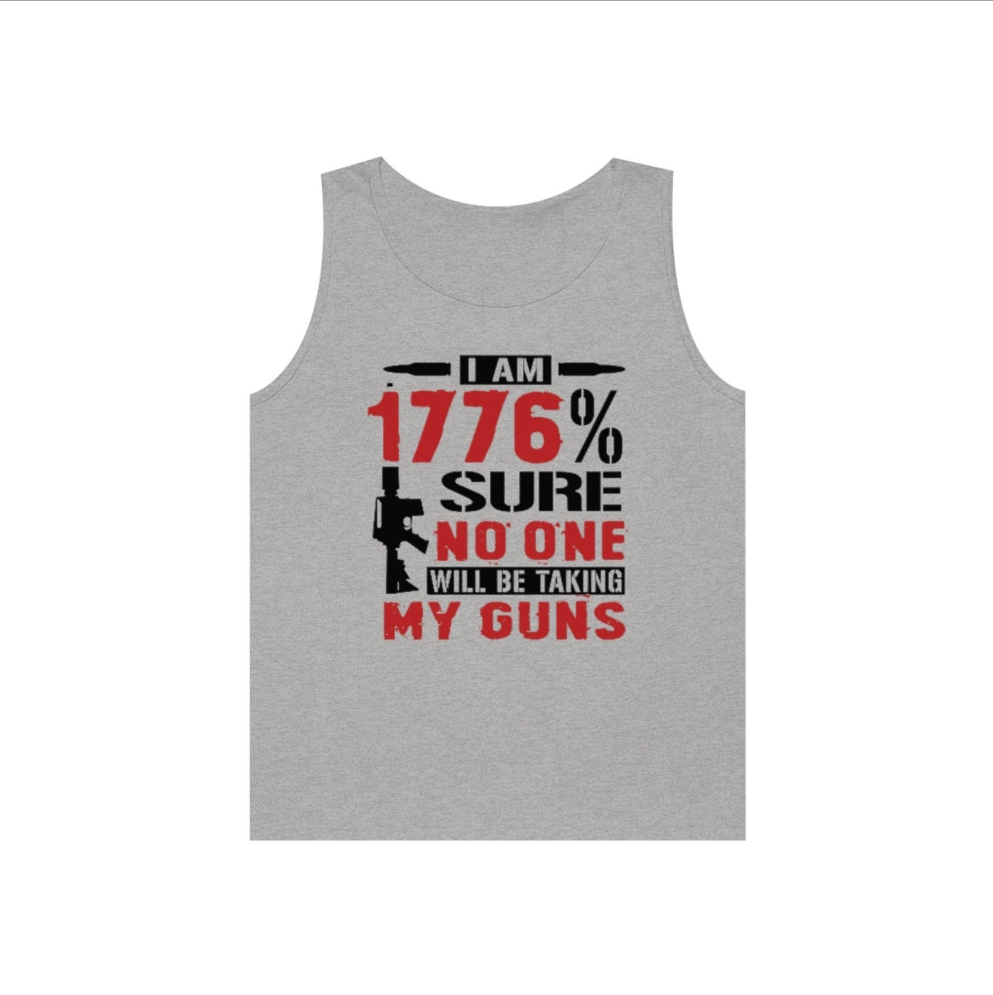 I Am 1776% Sure | Men's Heavy Cotton Tank Top - Rise of The New Media