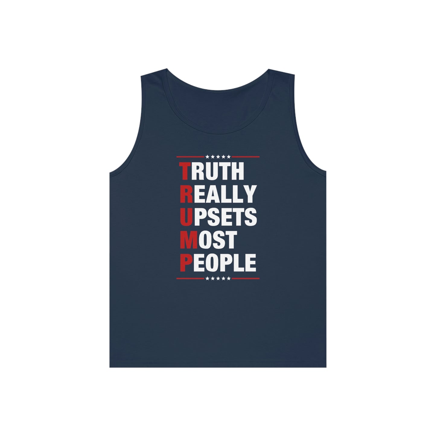 Truth Really Upsets Most People | Men's Heavy Cotton Tank Top