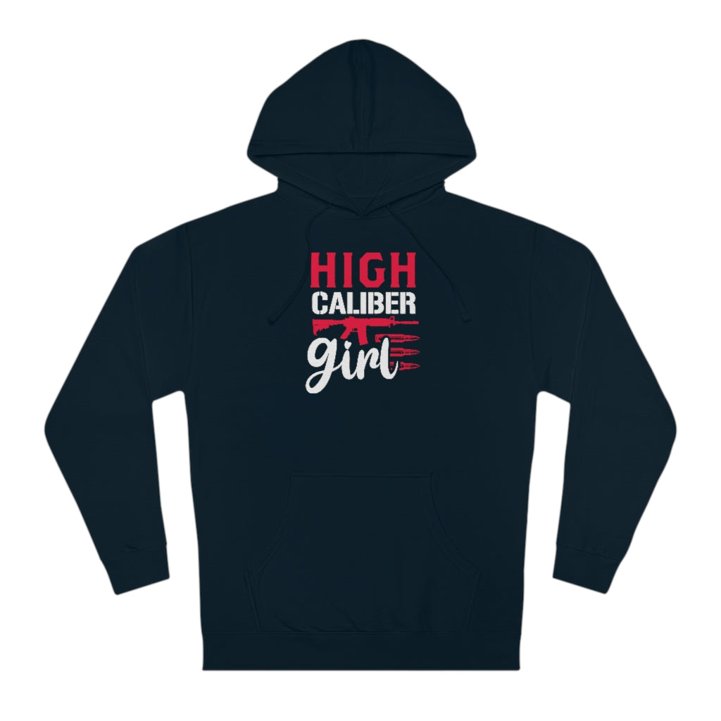 High Caliber Girl | Unisex Hooded Sweatshirt - Rise of The New Media