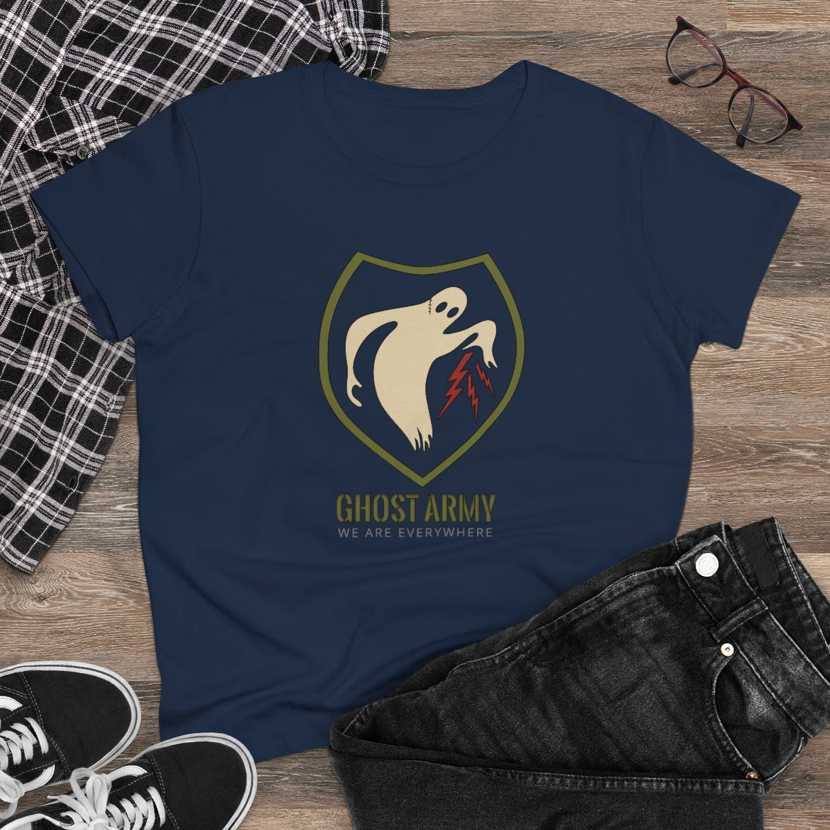 Ghost Army - We Are Everywhere | Women's Tee - Rise of The New Media