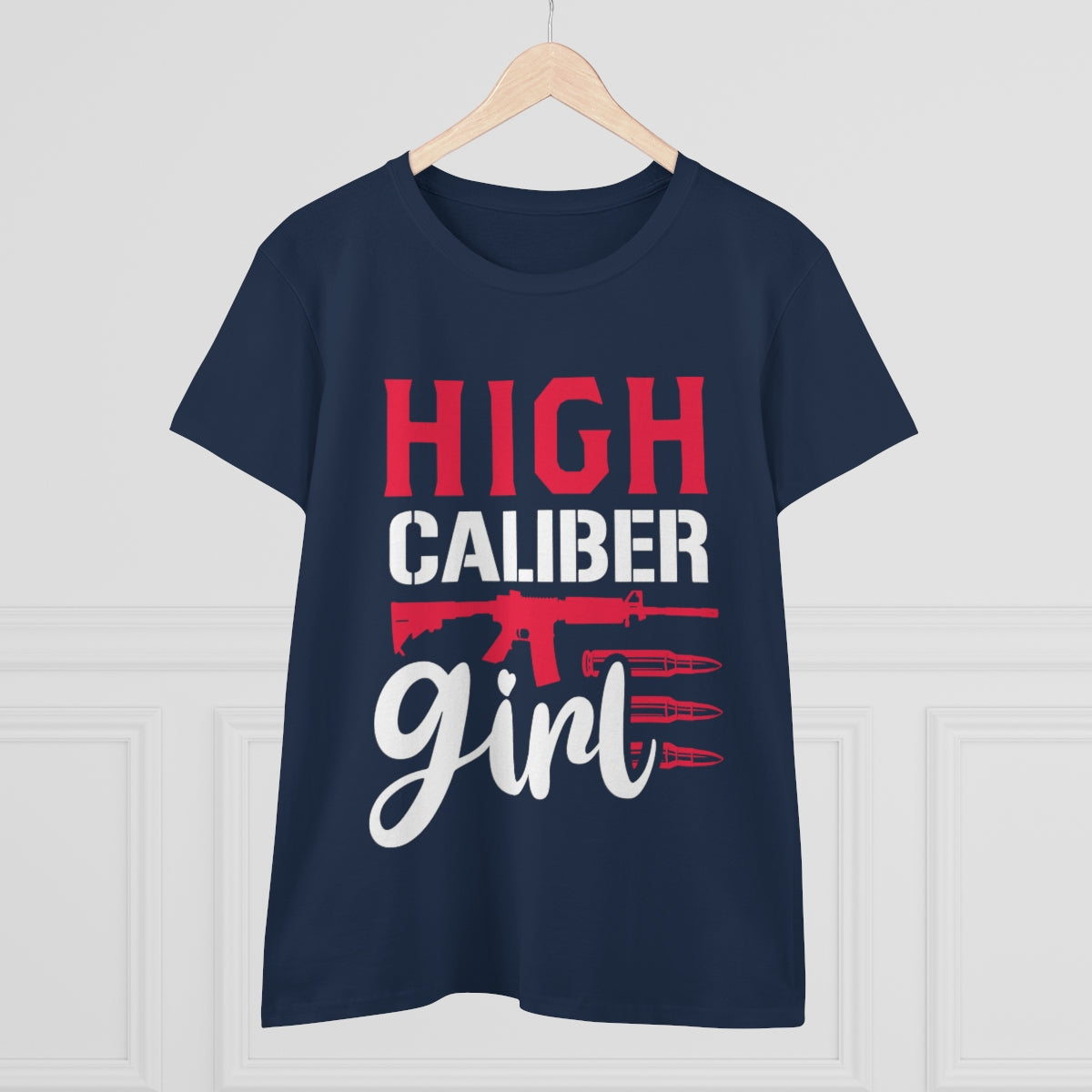High Caliber Girl | Women's Tee - Rise of The New Media