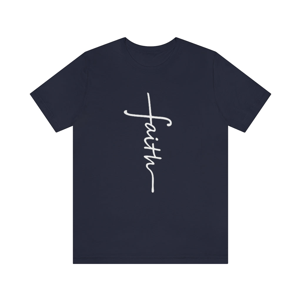 Faith | Mens/Unisex Short Sleeve T-Shirt - Rise of The New Media