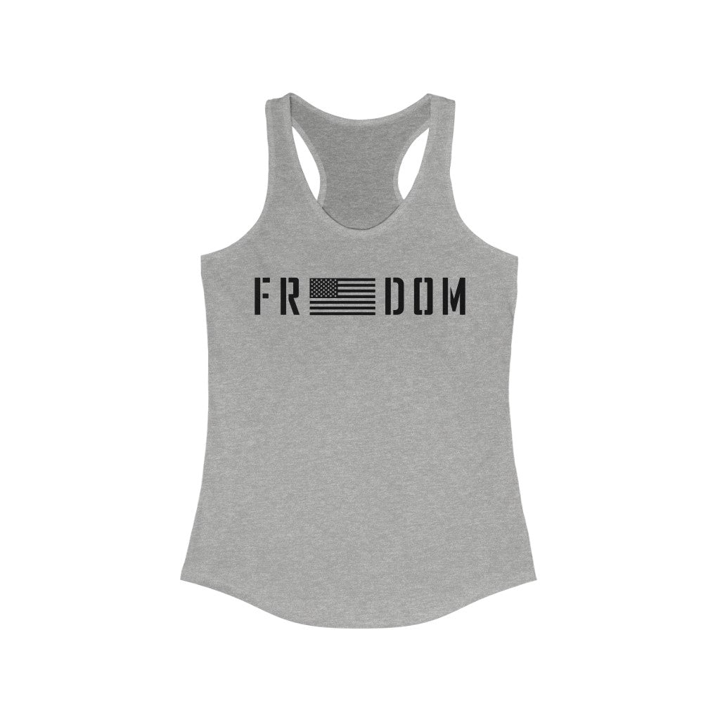 Freedom USA | Women's Racerback Tank - Rise of The New Media