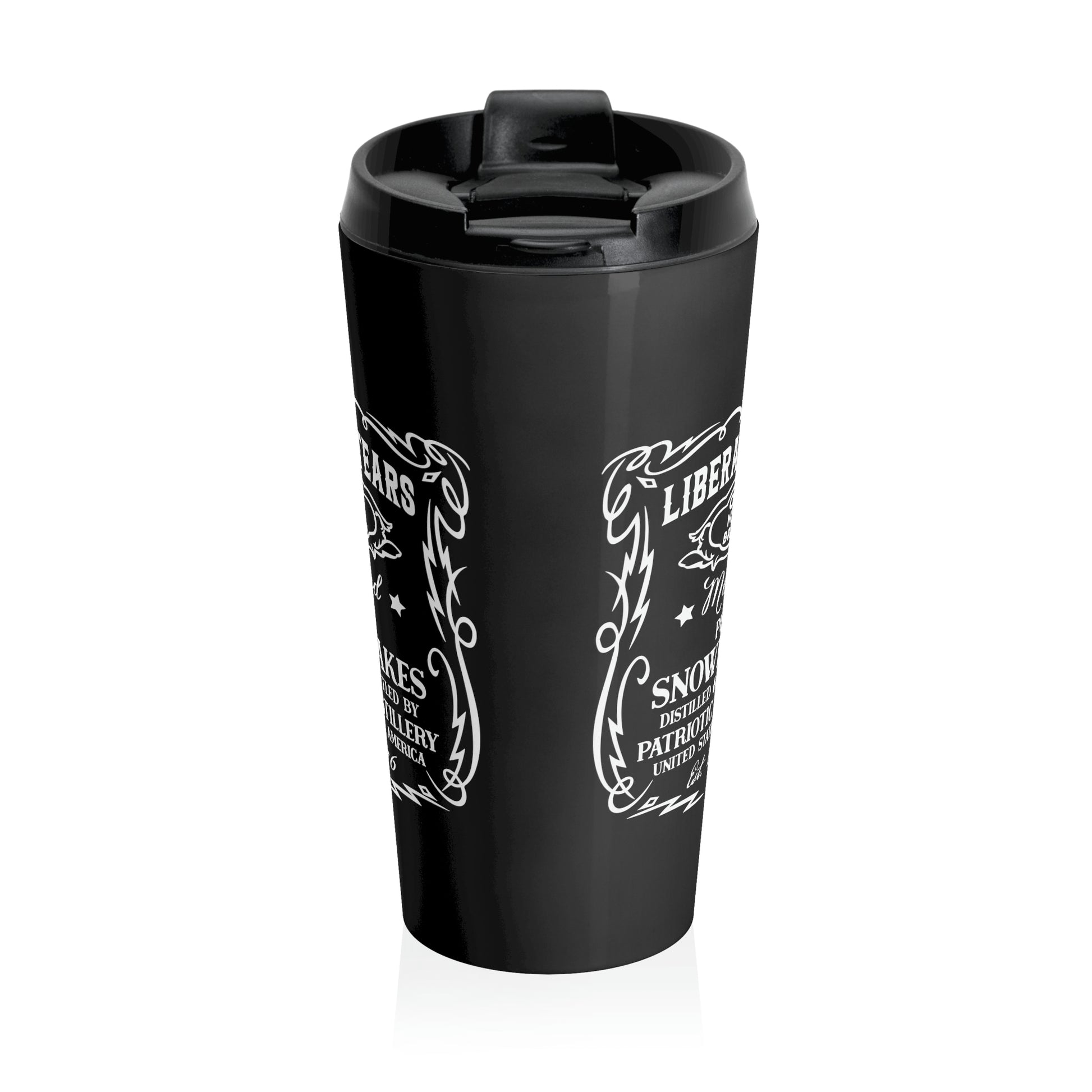 Liberal Tears | 15oz Stainless Steel Travel Mug - Rise of The New Media