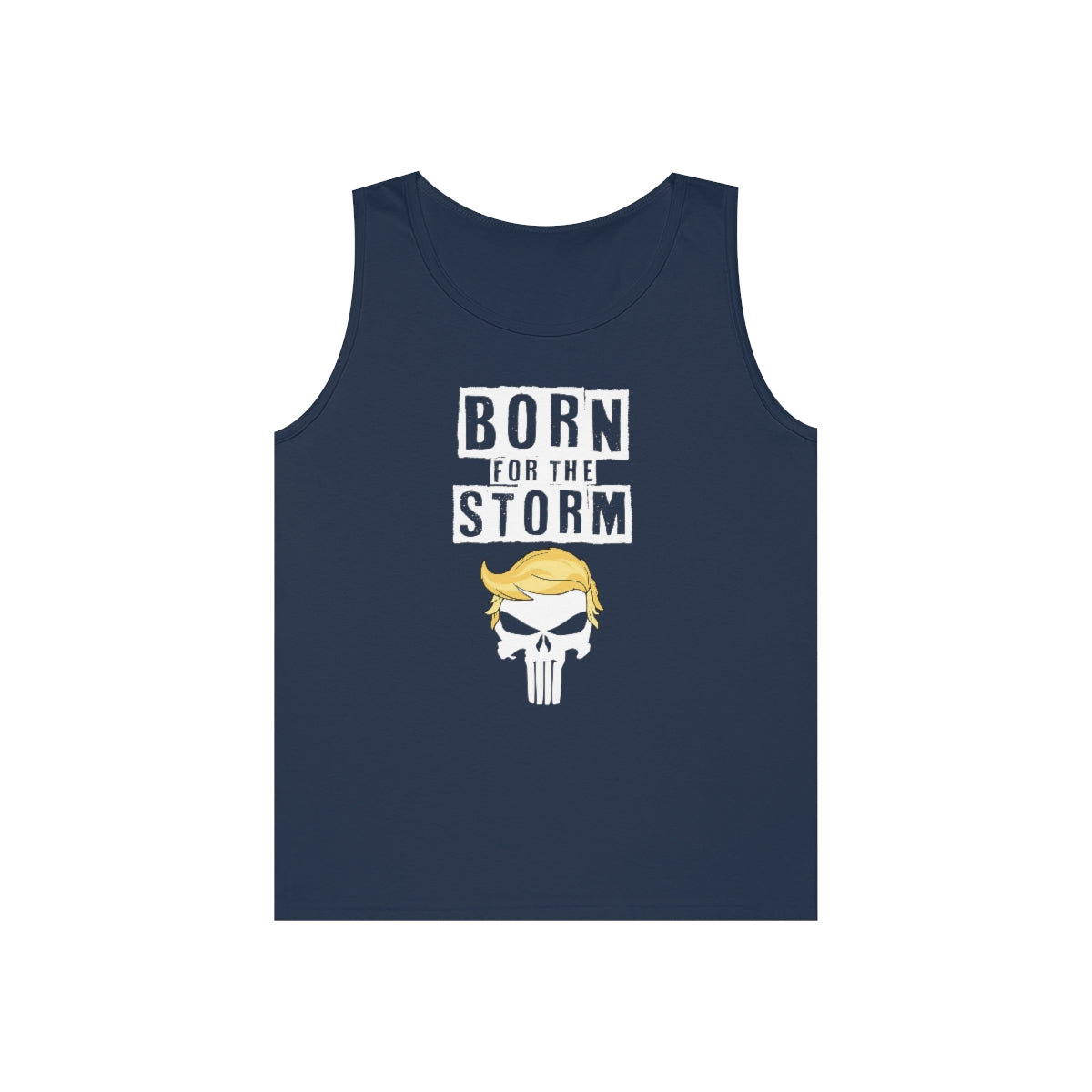 Born For The Storm | Men's Heavy Cotton Tank Top - Rise of The New Media