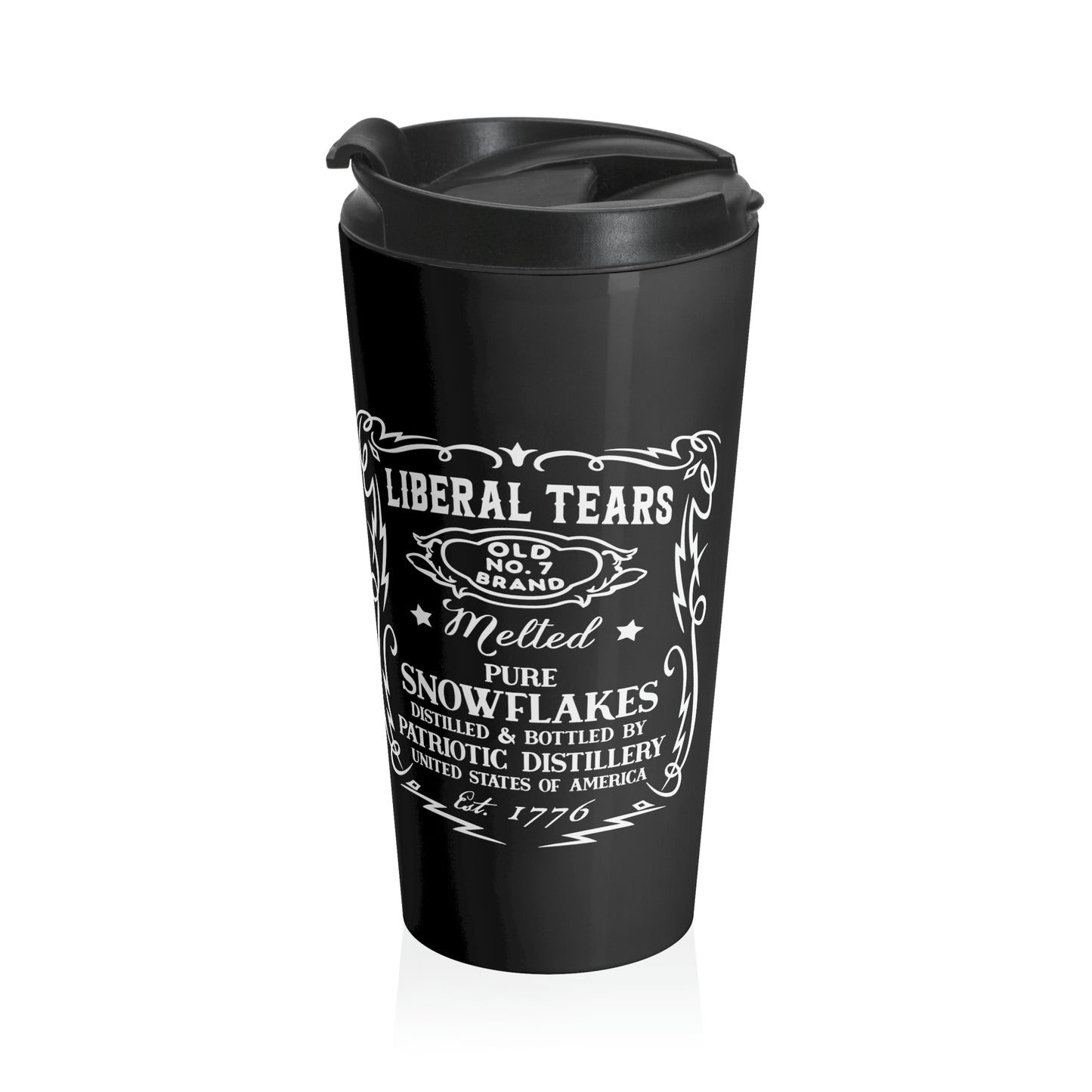 Liberal Tears | 15oz Stainless Steel Travel Mug - Rise of The New Media