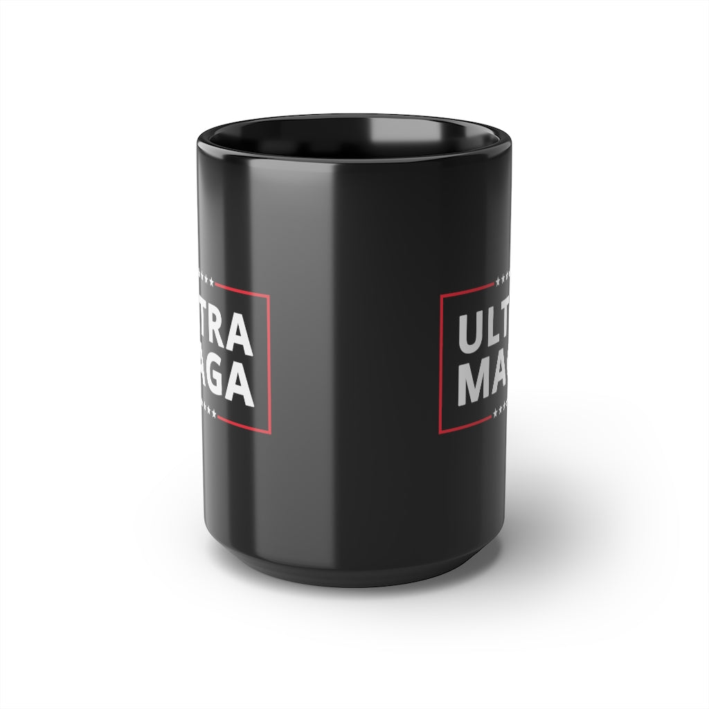 Ultra Maga | 15oz Black Mug - Rise of The New Media
