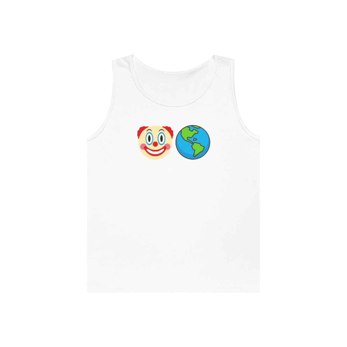 Clown World | Men's Heavy Cotton Tank Top - Rise of The New Media