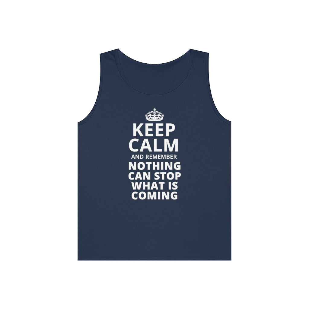 Keep Calm and Remember... | Men's Heavy Cotton Tank Top - Rise of The New Media