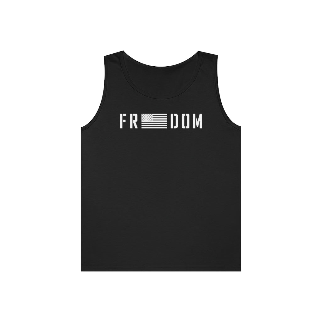 Freedom USA | Men's Heavy Cotton Tank Top - Rise of The New Media