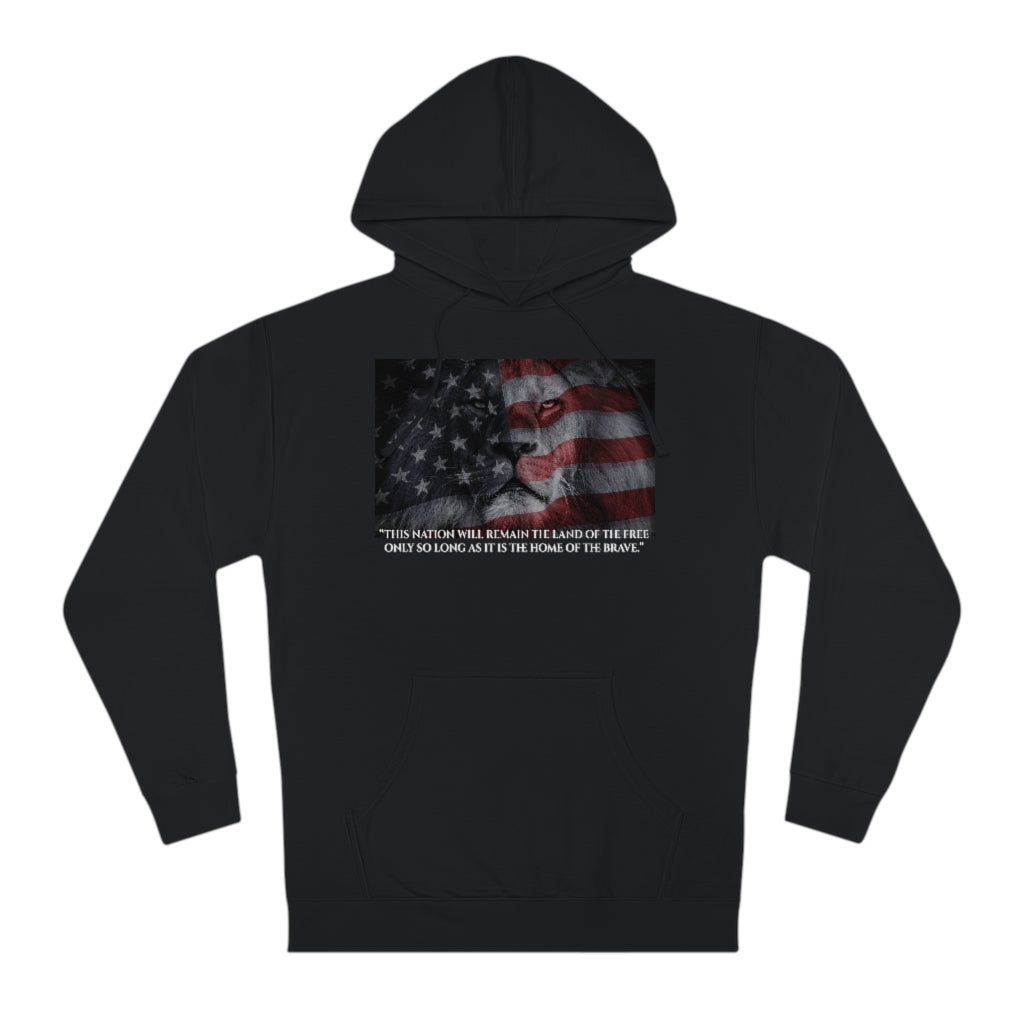 Land of the Free | Unisex Hooded Sweatshirt - Rise of The New Media
