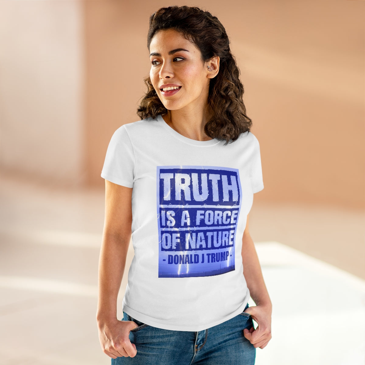 Truth Is A Force Of Nature | Women's Tee - Rise of The New Media