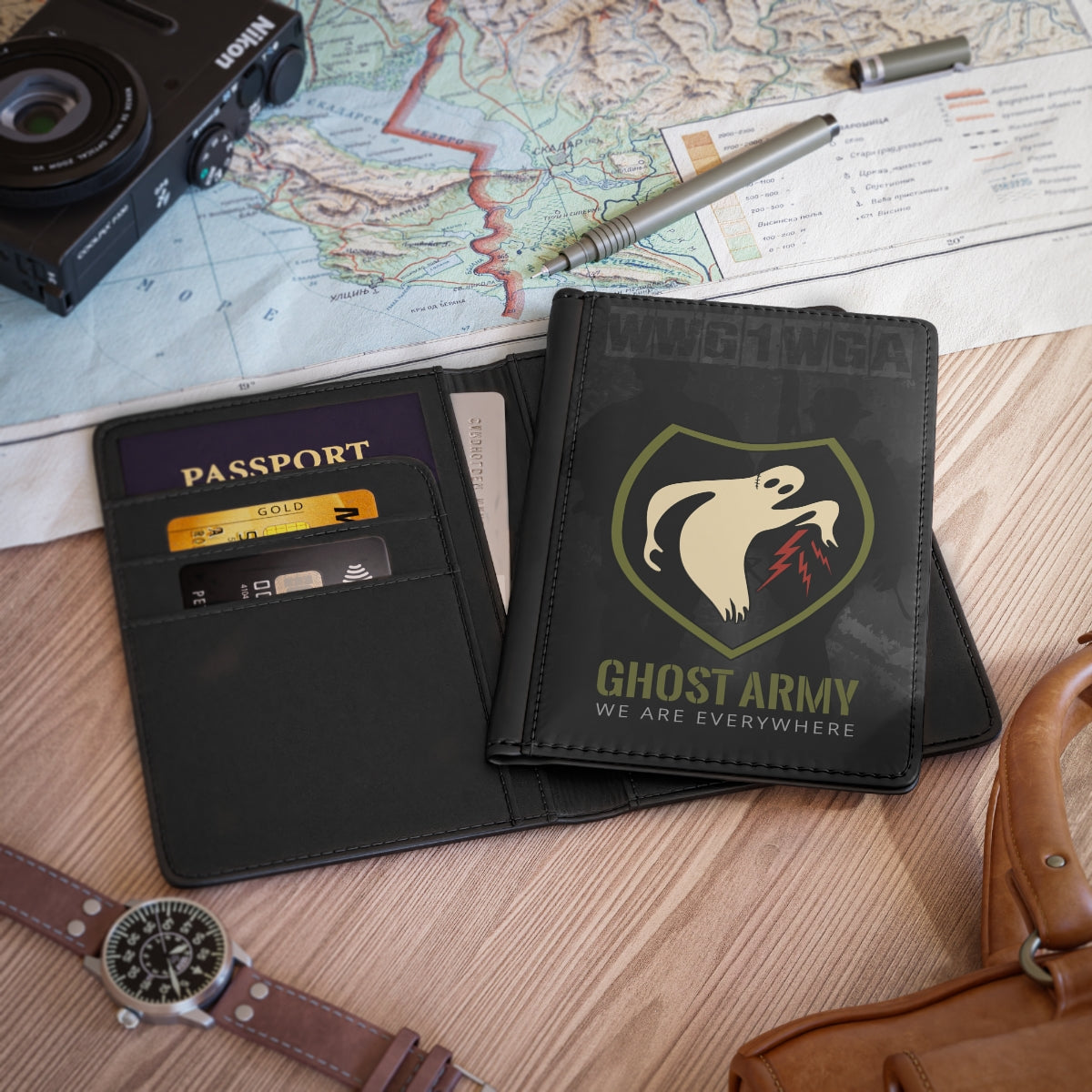 Ghost Army Passport Cover - Rise of The New Media