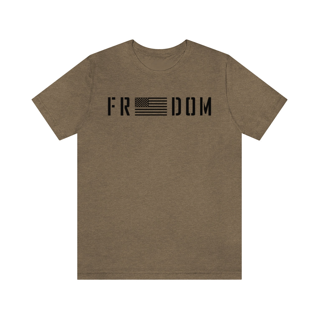 Freedom USA | Mens/Unisex Short Sleeve T-Shirt - Rise of The New Media