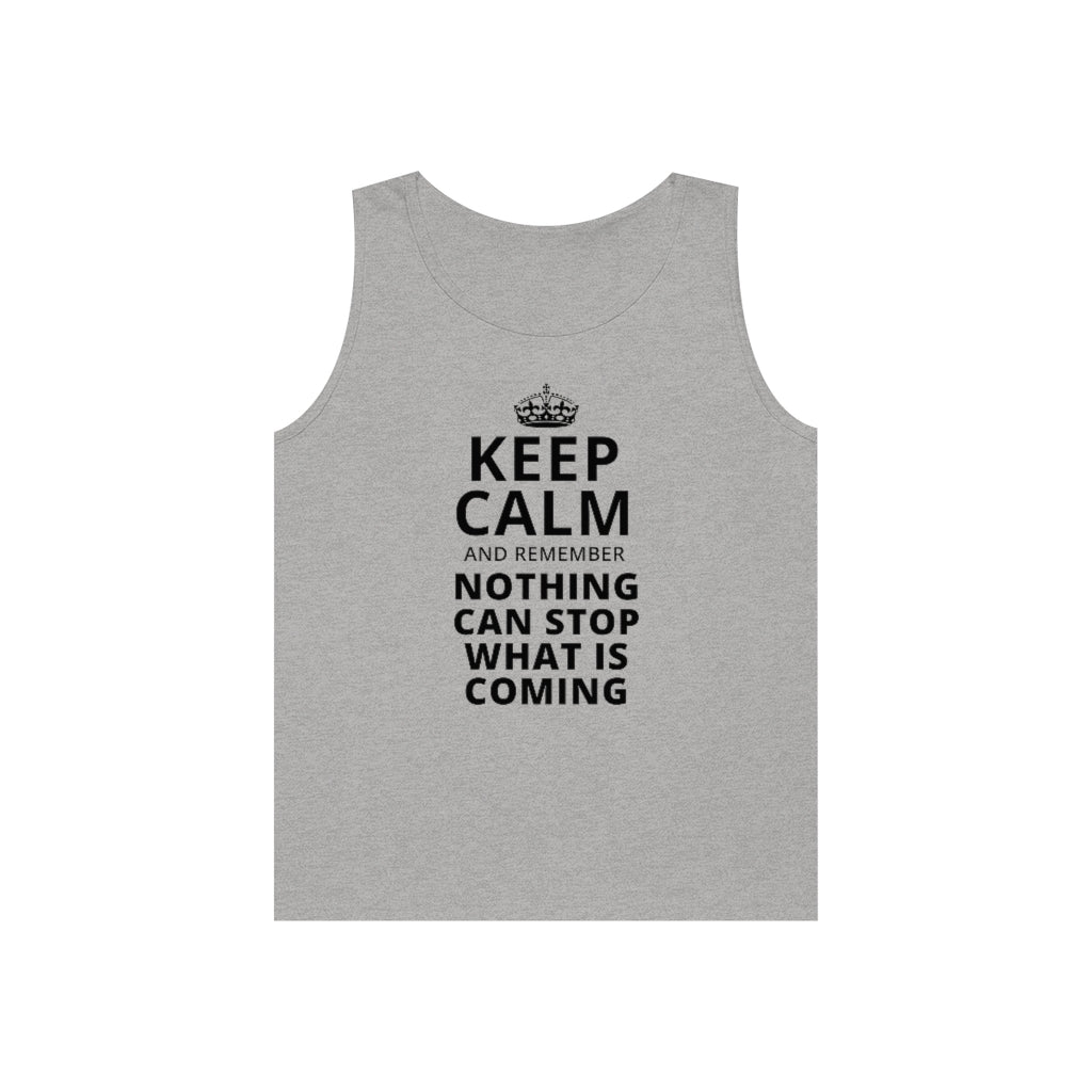 Keep Calm and Remember... | Men's Heavy Cotton Tank Top - Rise of The New Media
