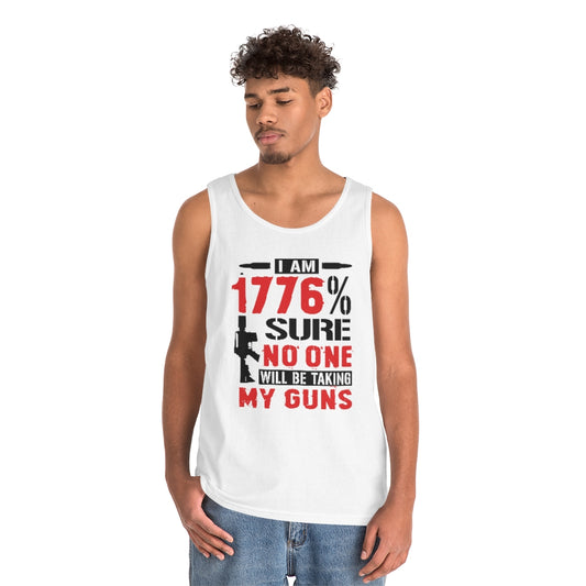 I Am 1776% Sure | Men's Heavy Cotton Tank Top - Rise of The New Media