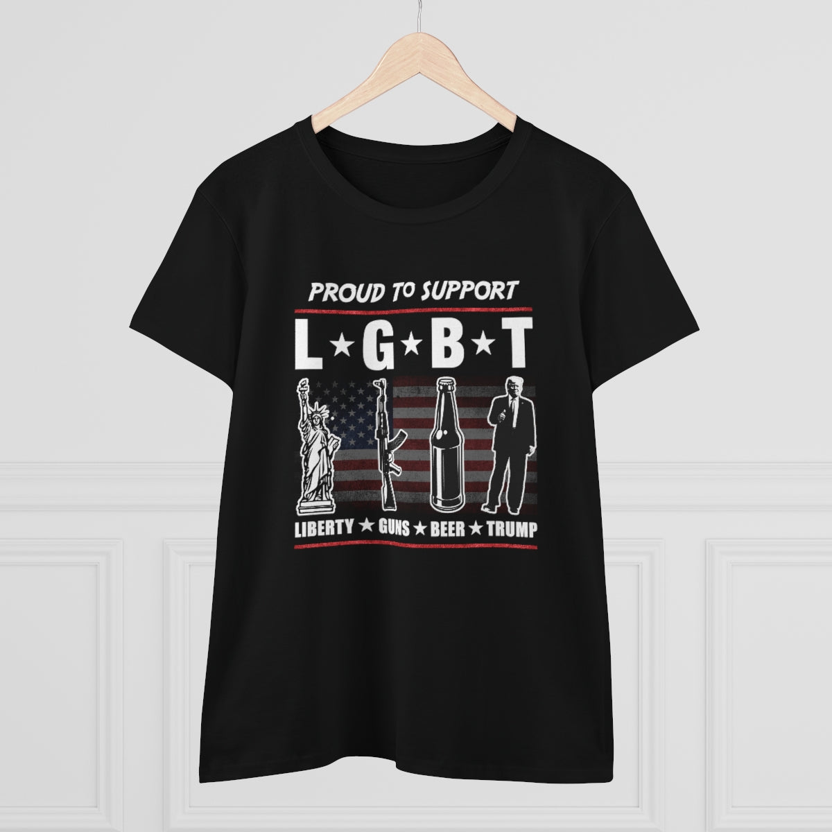Proud To Support LGBT | Women's Tee - Rise of The New Media