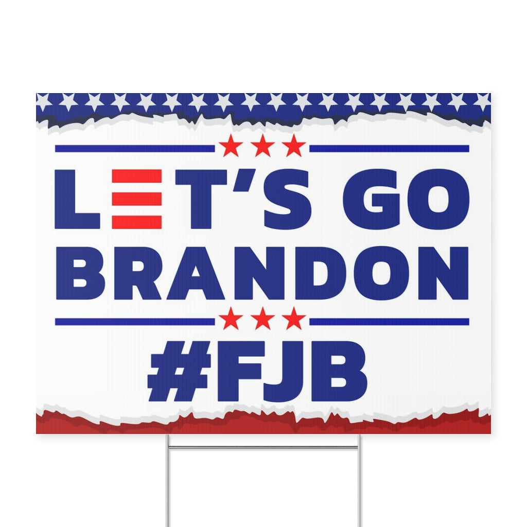 Let's Go Brandon | Double-sided Yard Sign - Rise of The New Media