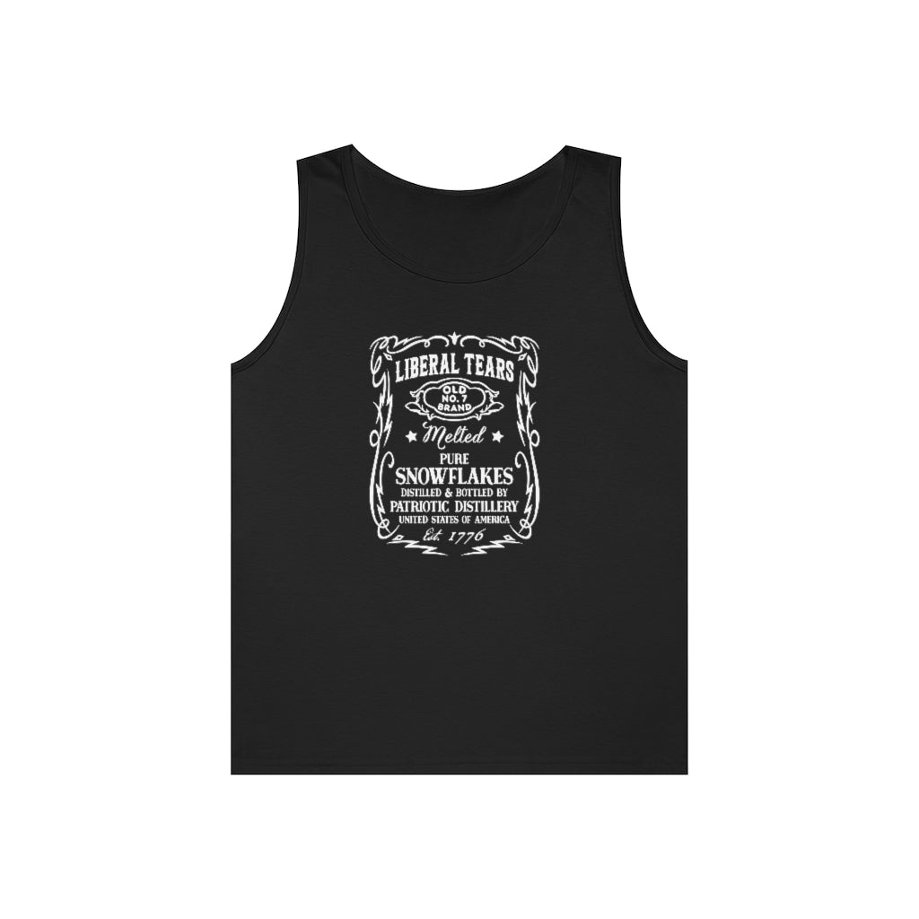 Liberal Tears | Men's Heavy Cotton Tank Top - Rise of The New Media