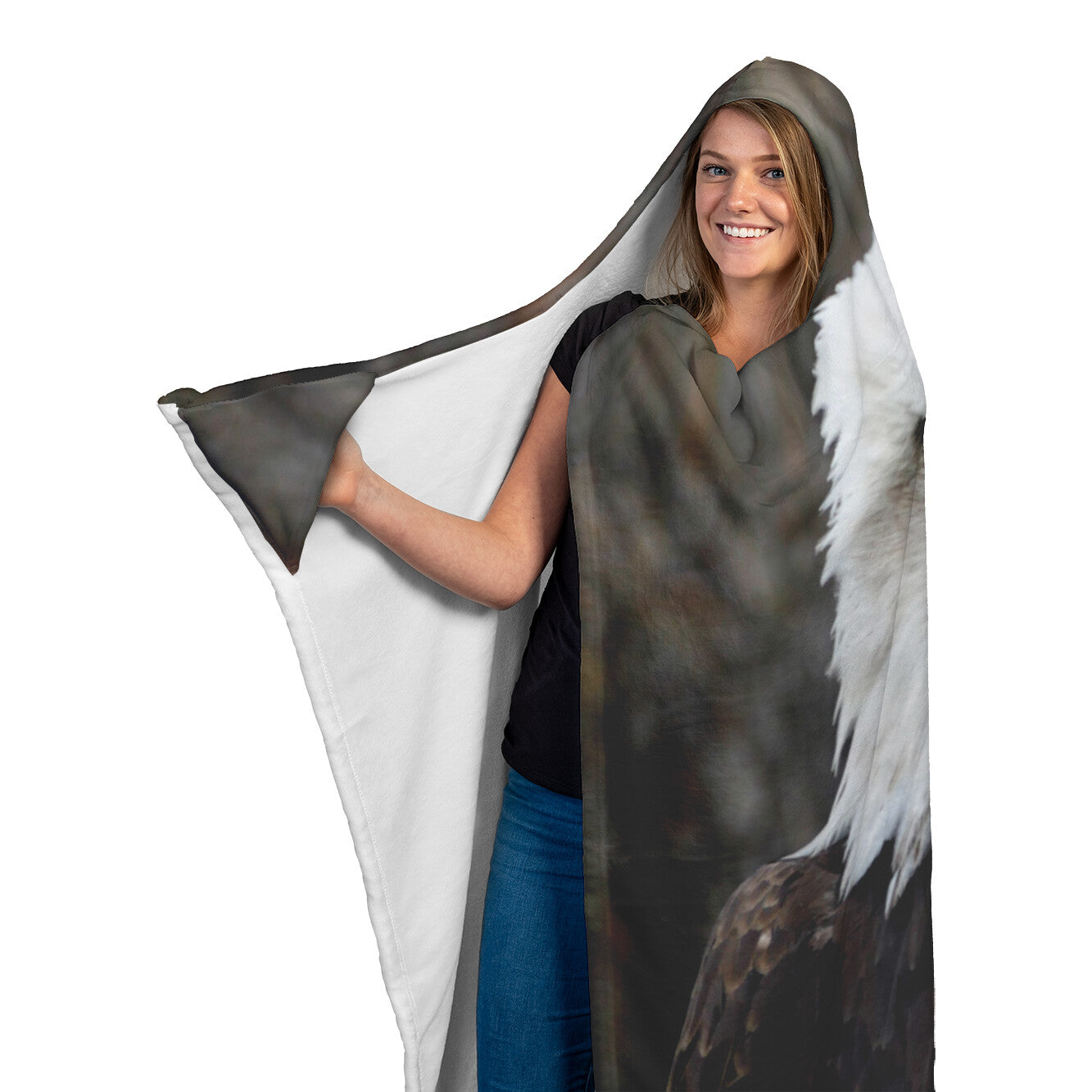 American Eagle Hooded Blanket - Rise of The New Media