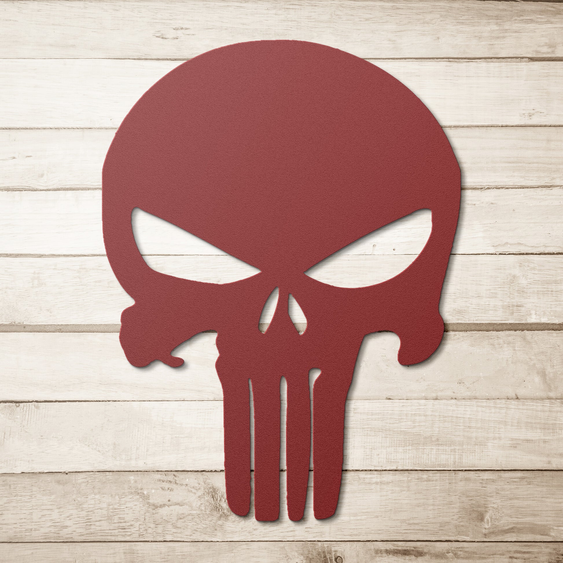 Punisher Die-Cut Metal Sign - Rise of The New Media