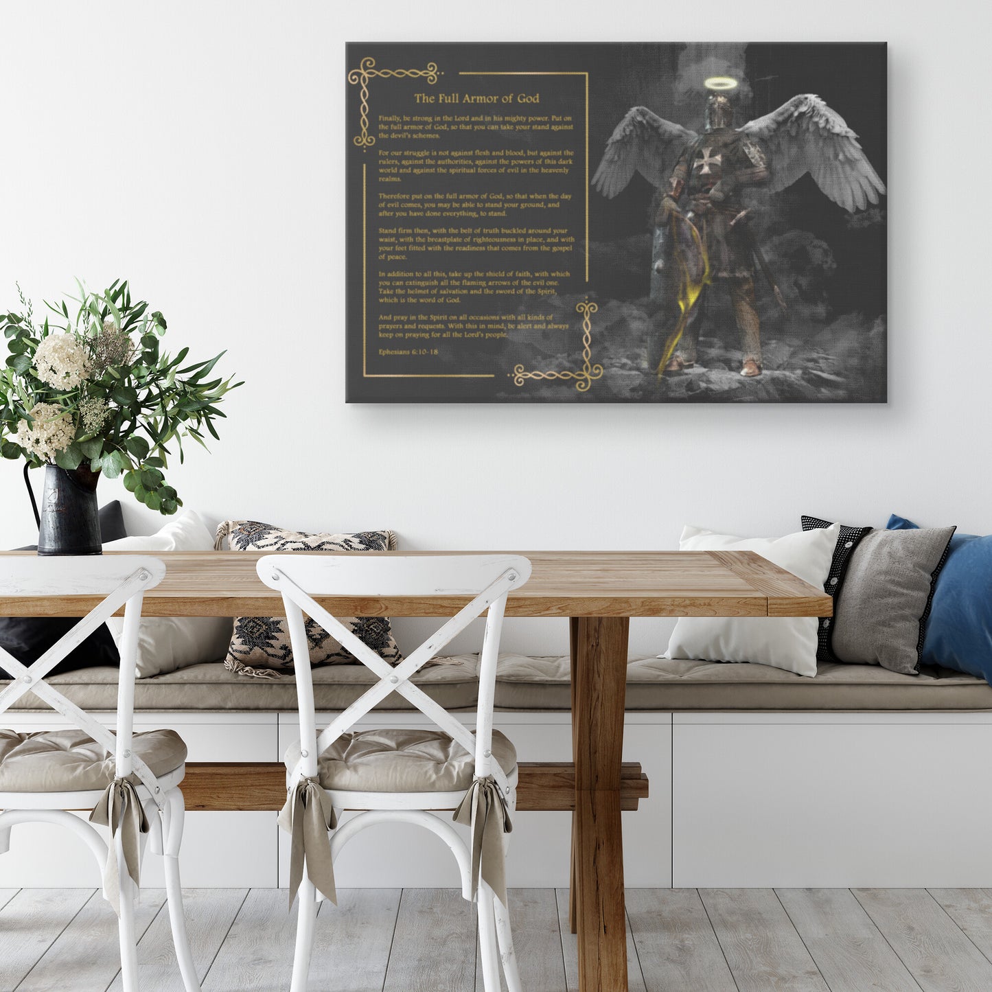 The Full Armor of God Canvas Print - Rise of The New Media