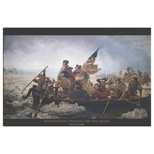 Washington Crossing The Delaware Canvas Print - Rise of The New Media