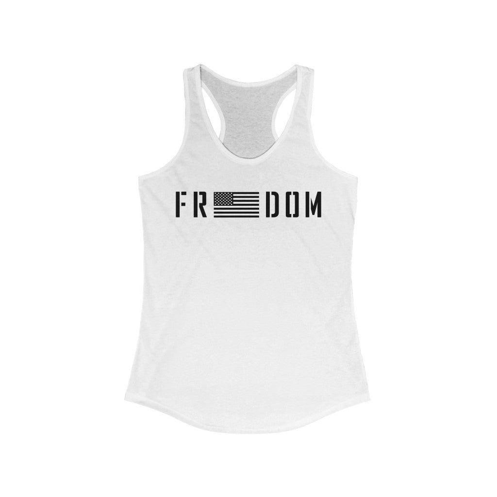 Freedom USA | Women's Racerback Tank - Rise of The New Media