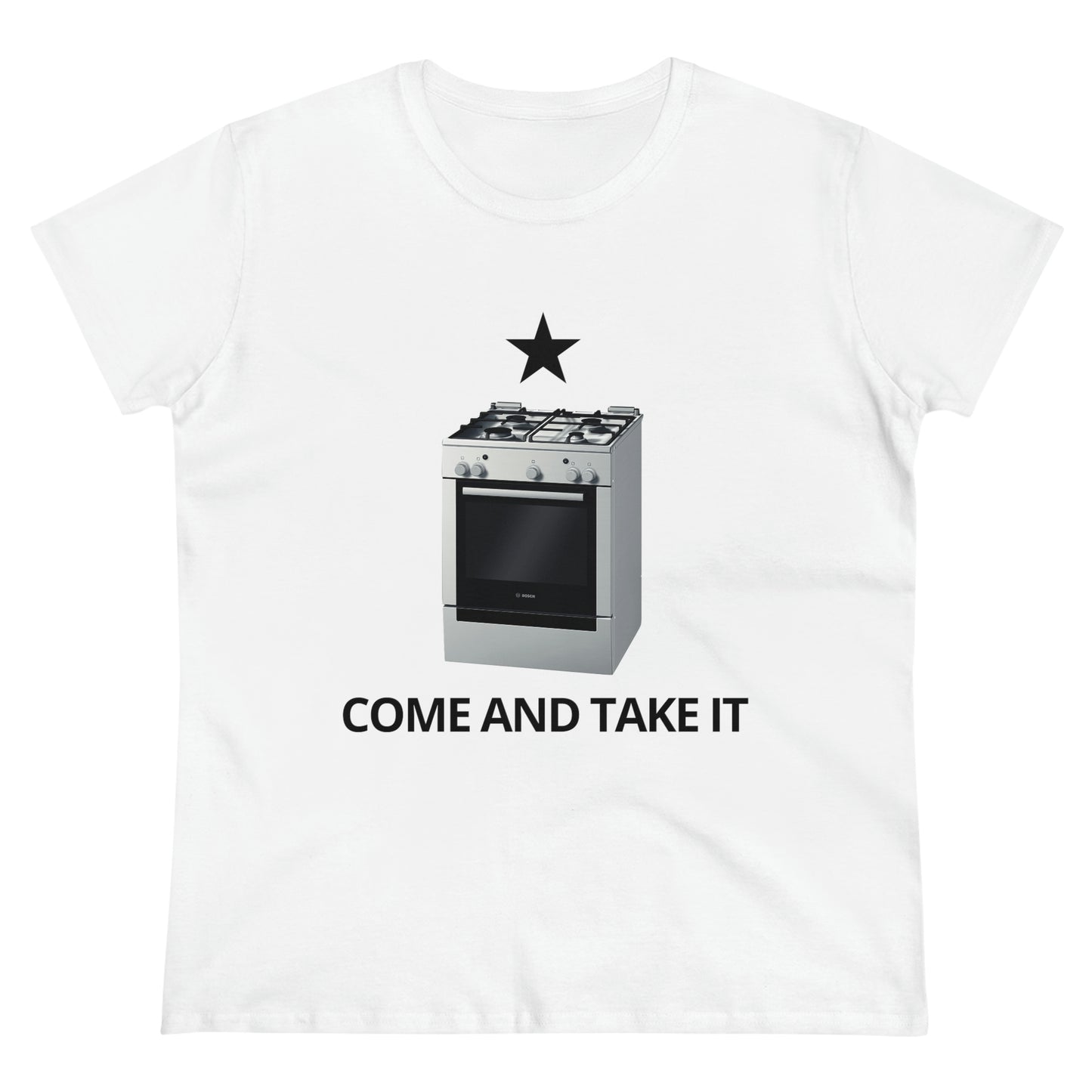 Gas Stove Come and Take It | Women's Tee - Rise of The New Media