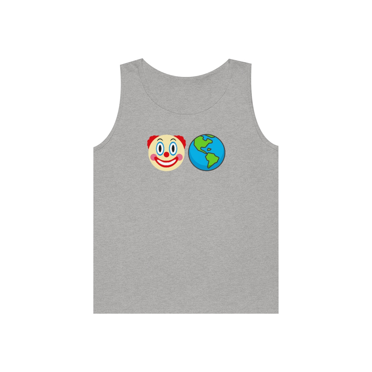 Clown World | Men's Heavy Cotton Tank Top - Rise of The New Media