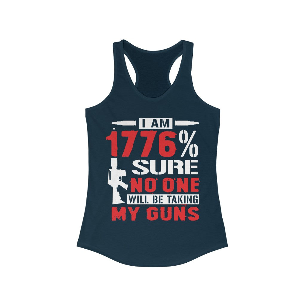 I Am 1776% Sure | Women's Racerback Tank - Rise of The New Media