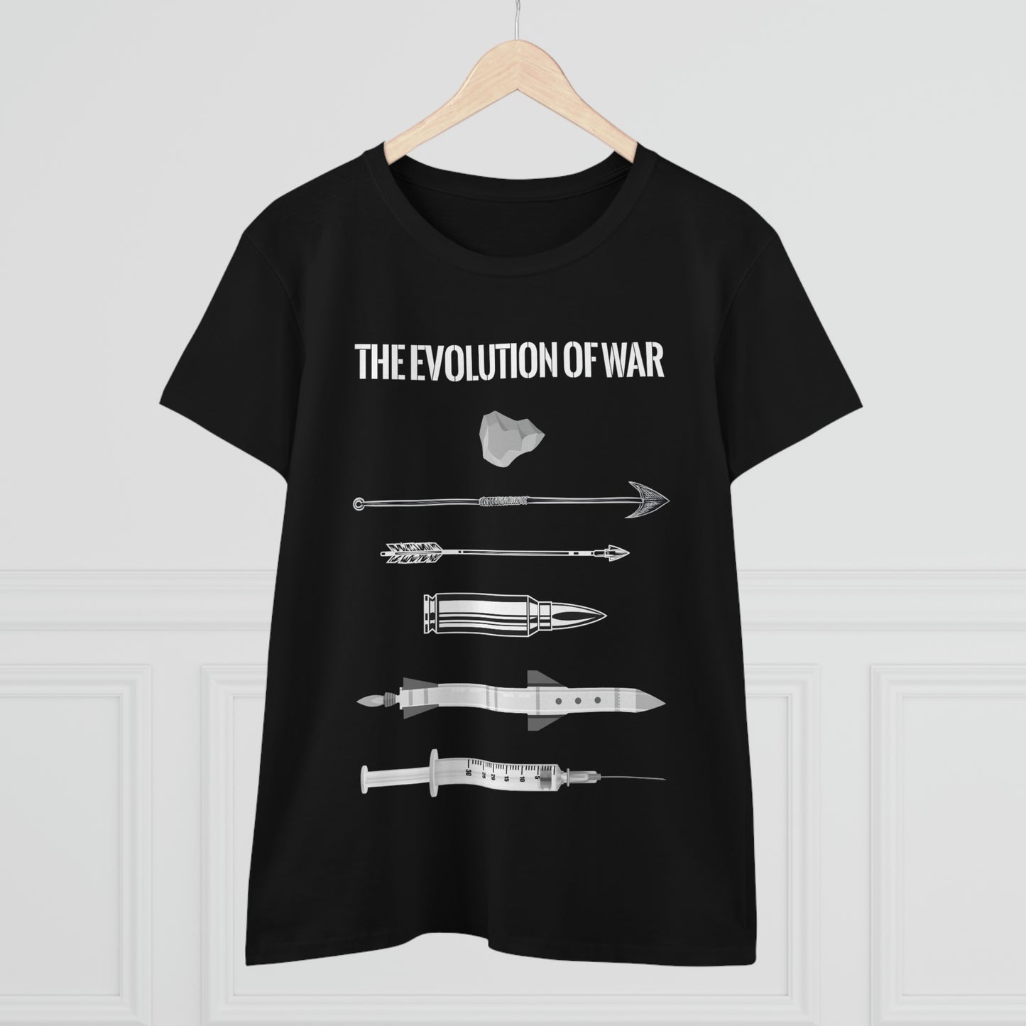 The Evolution Of War | Women's Tee - Rise of The New Media