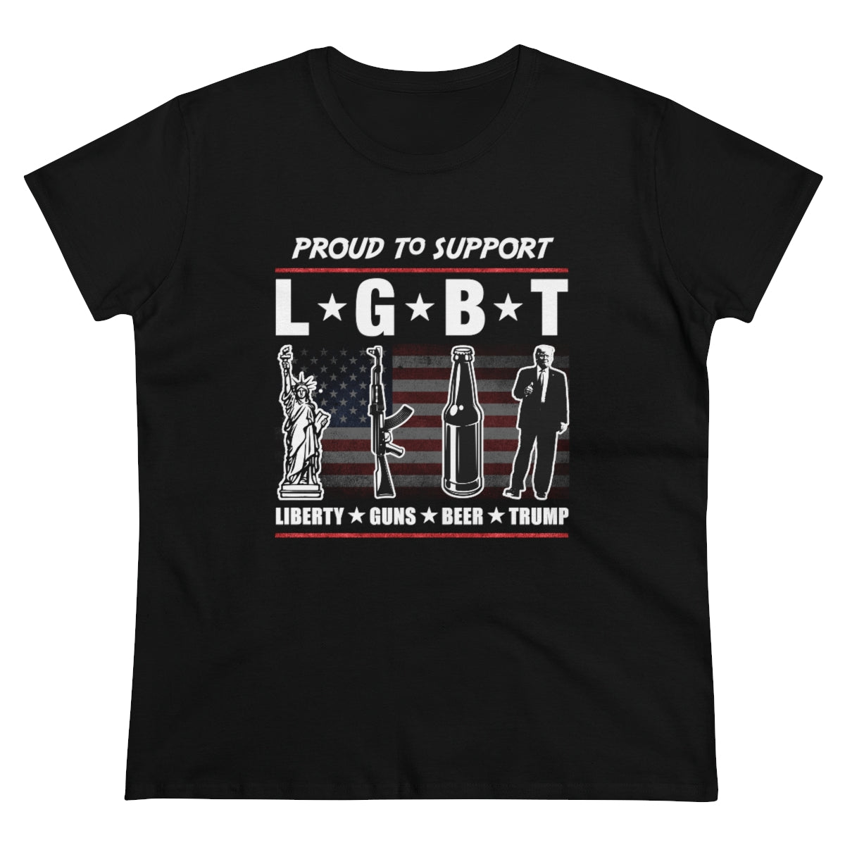 Proud To Support LGBT | Women's Tee - Rise of The New Media