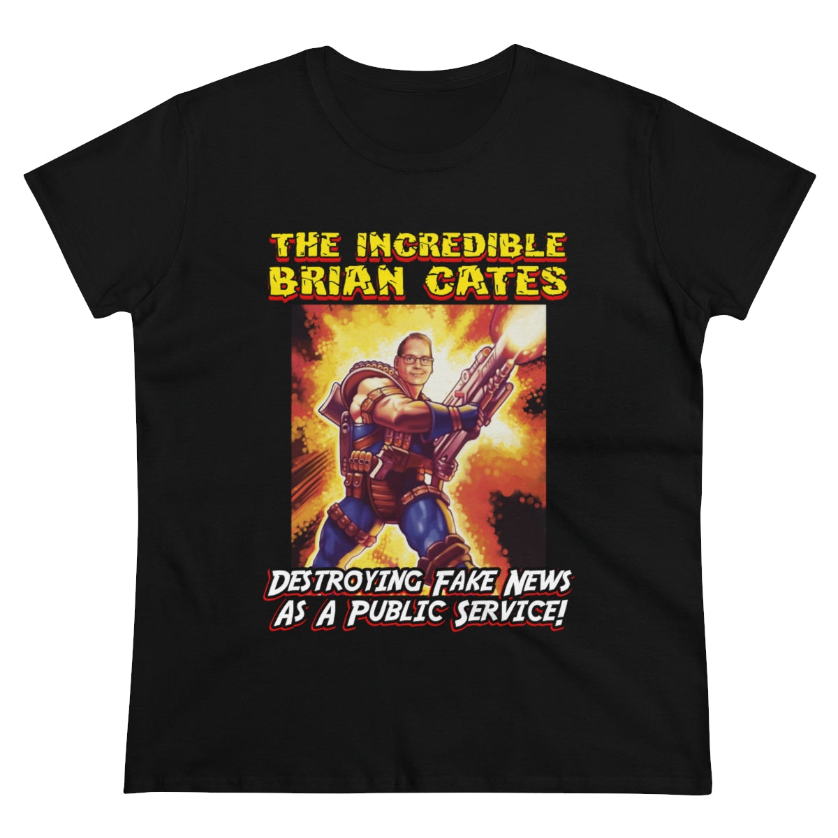 The Incredible Brian Cates | Women's Tee - Rise of The New Media