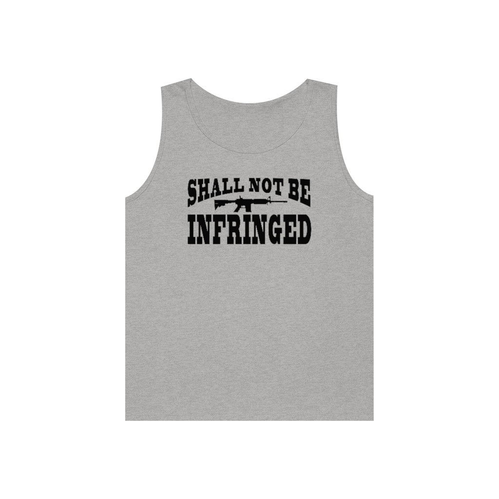 Shall Not Be Infringed | Men's Heavy Cotton Tank Top - Rise of The New Media