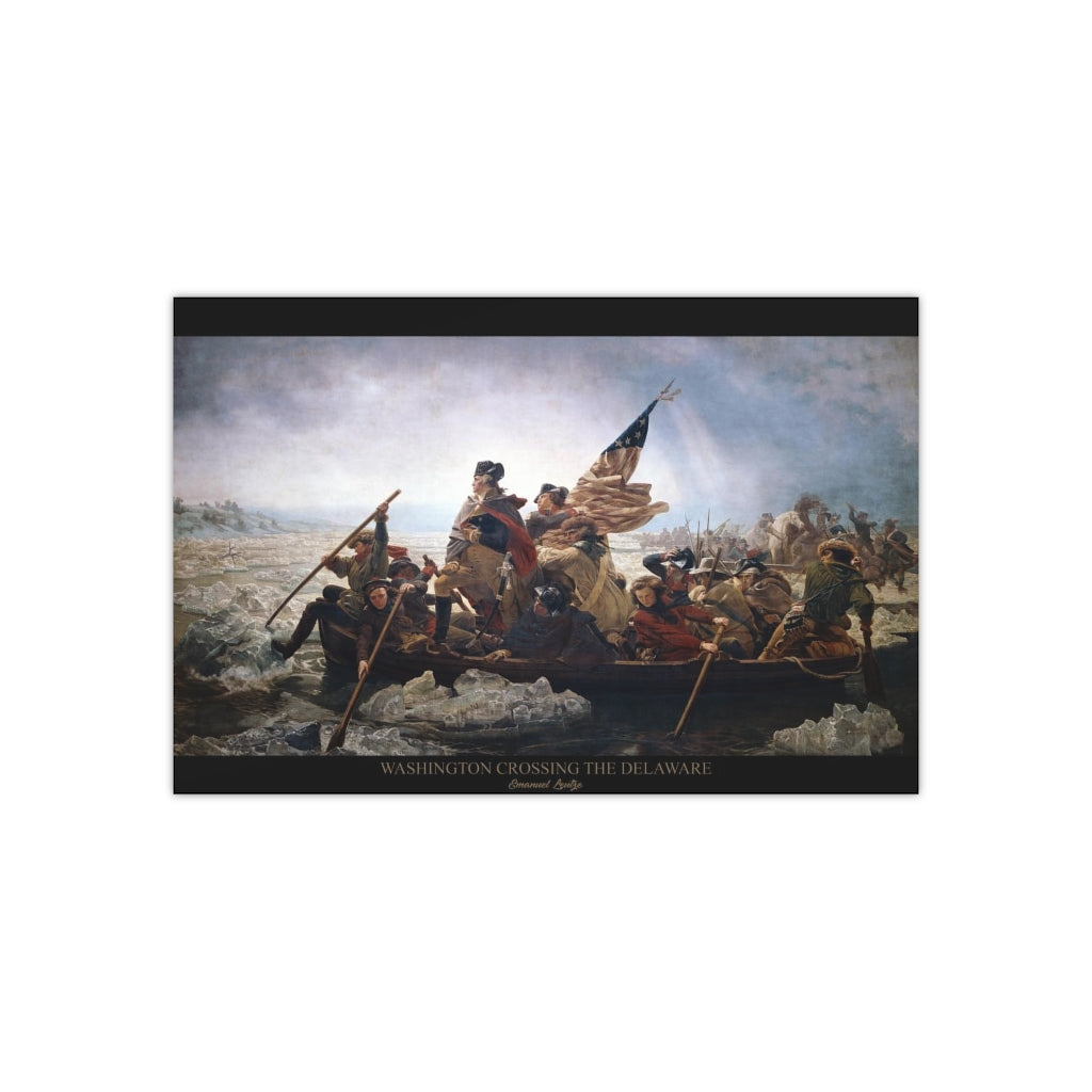 Washinton Crossing The Delaware Poster - Rise of The New Media