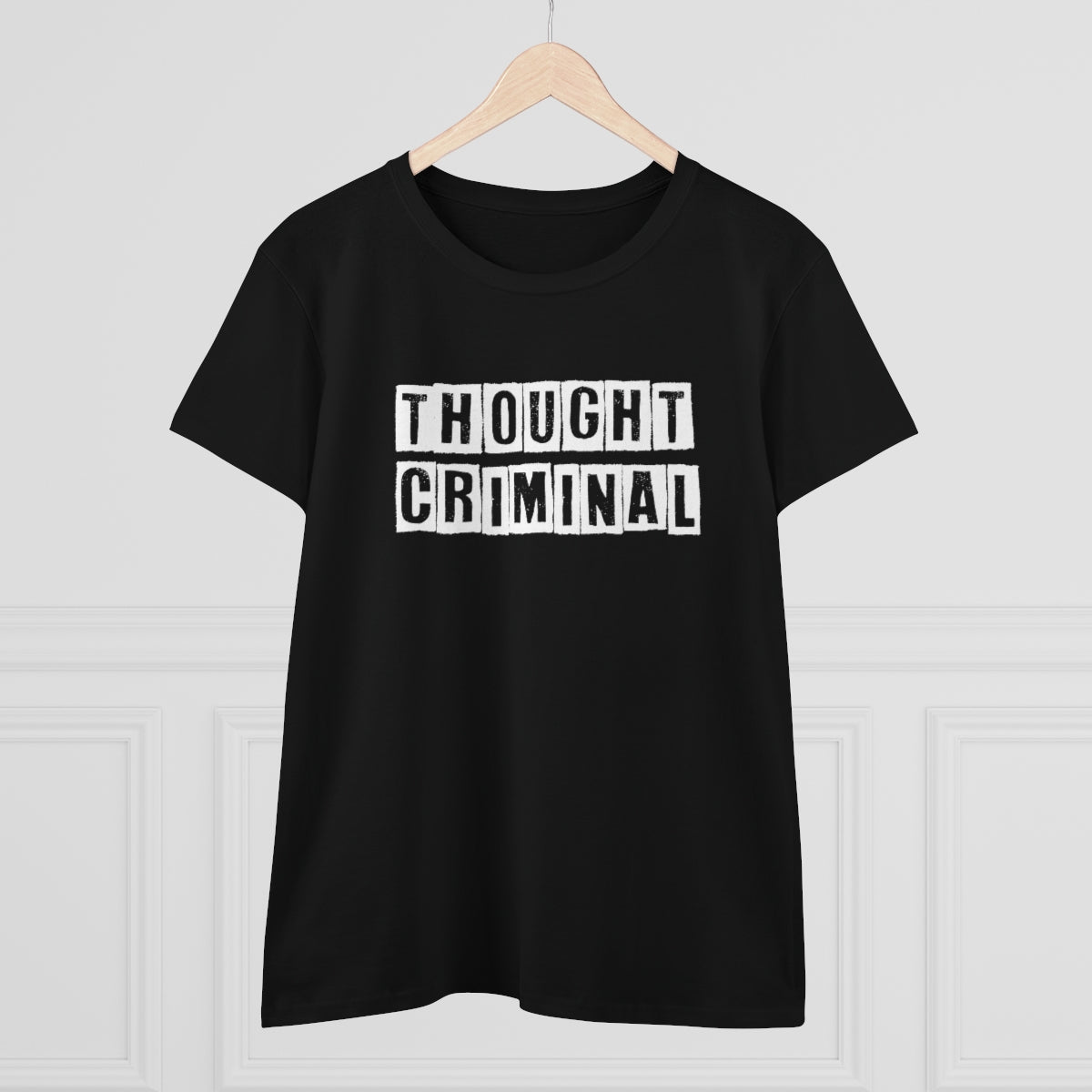 Thought Criminal | Women's Tee - Rise of The New Media