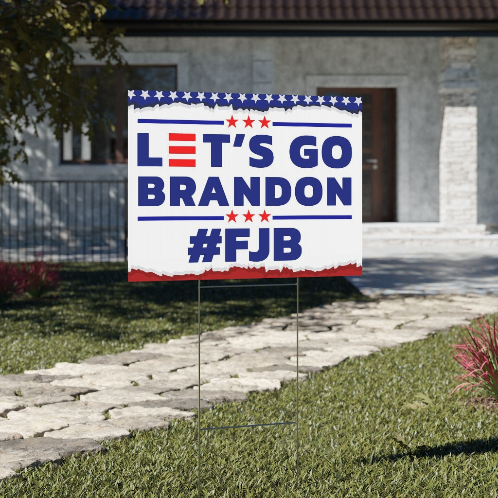 Let's Go Brandon | Double-sided Yard Sign - Rise of The New Media