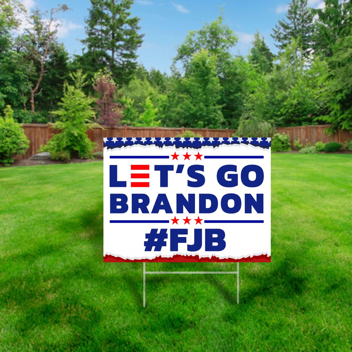 Let's Go Brandon | One-sided Yard Sign - Rise of The New Media