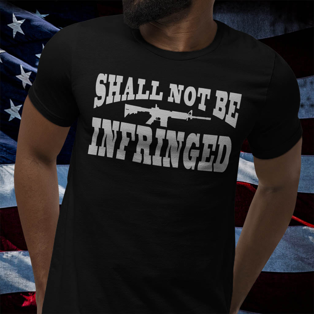 Shall Not Be Infringed | Mens/Unisex Short Sleeve T-Shirt - Rise of The New Media