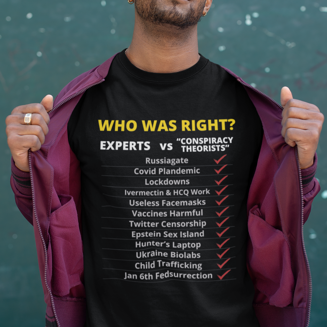 Who Was Right? | Mens/Unisex Short Sleeve T-Shirt